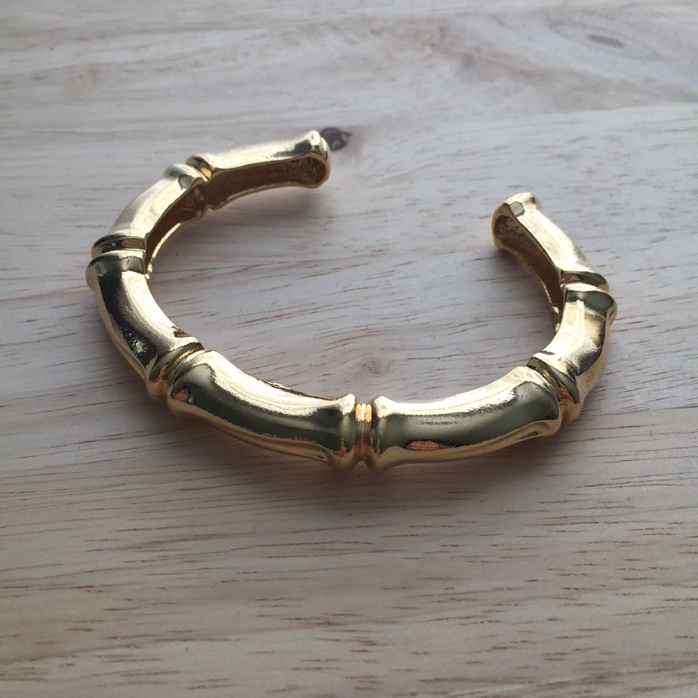 Gold Bamboo Bangle